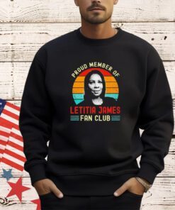 Proud member of Letitia James fan club vintage shirt