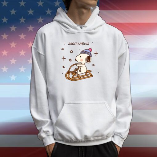 Sagittarius Winter Snoopy Hoodie Shirt