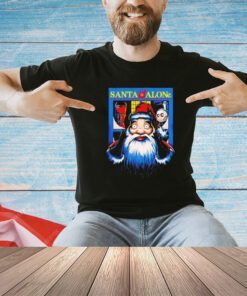 Santa Alone The Nightmare Before Christmas and Home Alone shirt