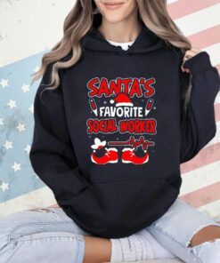 Santa’s favorite social worker Christmas shirt