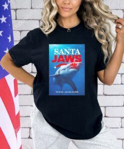 Shark Santa Jaws ho ho ho you son of a fish Christmas shirt