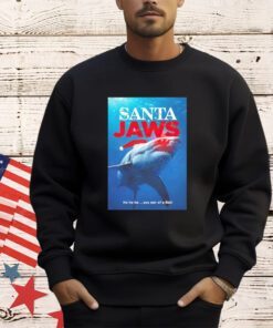 Shark Santa Jaws ho ho ho you son of a fish Christmas shirt