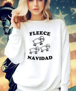 Sheep fleece navidad Christmas shirt
