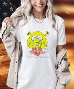 Shrek I was really brave today cartoon shirt