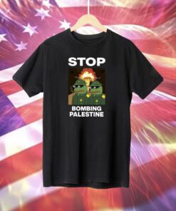 Stop Bombing Palestine Free Palestine T-Shirt