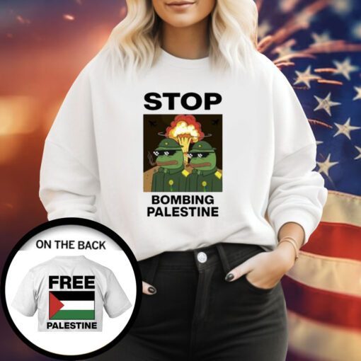 Stop Bombing Palestine Sweatshirt