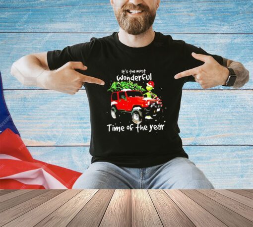 The Grinch it’s the most wonderful time of the year Christmas shirt