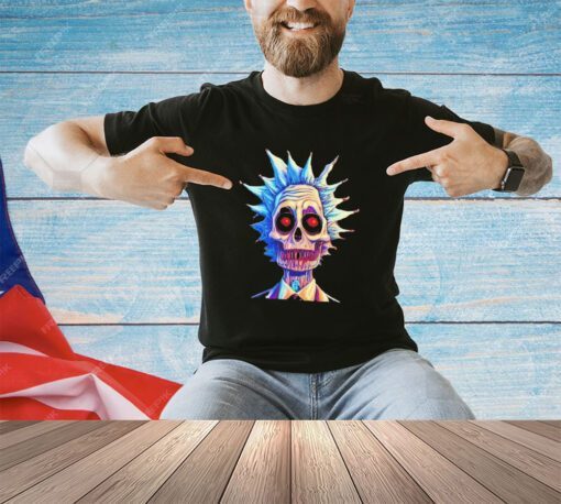 Zombie Rick Sanchez art shirt