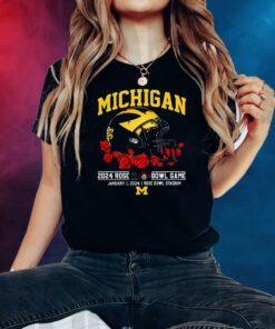 Michigan Wolverines 2024 Rose Bowl Game Go Michigan Shirts