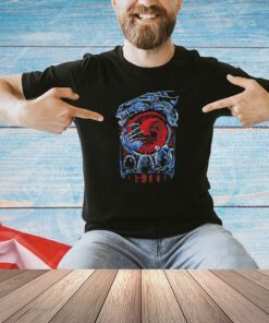 Alien films the xenomorph in various stages nuke it from orbit T-shirt