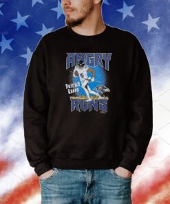 Angry Runs Ravens Patrick Queen Tee Shirts