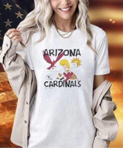 Beavis And Butt-Head X Arizona Cardinals Fire Fire T-Shirt