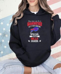 Buffalo Bills any man can be a grandfather but it takes some special to be a Bills grandpa T-shirt