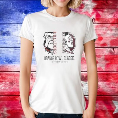 Bulldogs Vs Seminoles Orange Bowl 2023 Tee Shirt