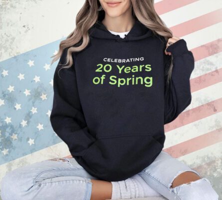 Celebrating 20 years of spring T-shirt