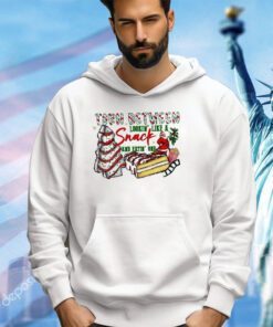 Christmas tree cake torn between lookin like a snack and eating one shirt