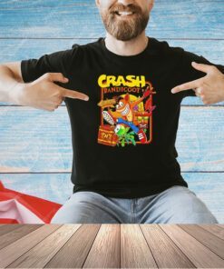 Crash Bandicoot Whoa Crash Cartoon T-shirt