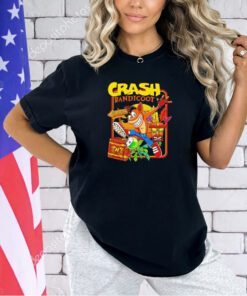 Crash Bandicoot Whoa Crash Cartoon T-shirt