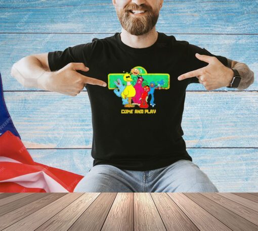 Cursed Sesame Street come and play T-shirt