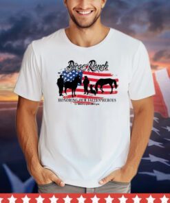 Diego Ranch honoring our fallen heroes USA flag shirt