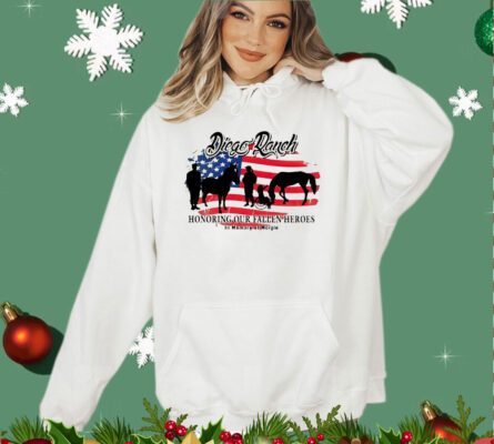 Diego Ranch honoring our fallen heroes USA flag shirt