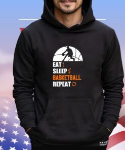 Eat sleep basketball repeat shirt