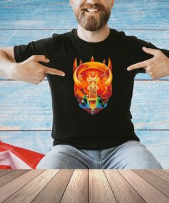 Eye of Sauron The Lord of the Rings art Deco Dark Tower T-shirt