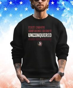 FSU FOOTBALL: UNCONQUERED STATE & CONFERENCE CHAMPS Shirt