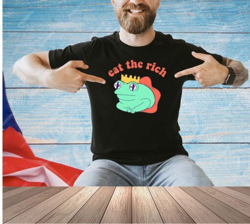 Frog king eat the rich T-shirt