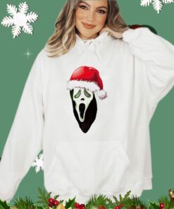 Ghostface Scream 2 wearing Santa hat Christmas shirt