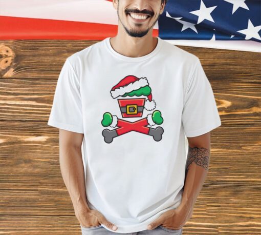 Grouchy Crossbones Christmas T-shirt