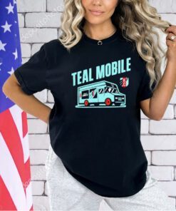 Kc Current Teal Mobile T-shirt