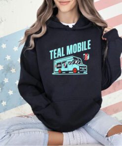 Kc Current Teal Mobile T-shirt