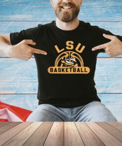 LSU Tigers Basketball Wordmark Arch T-shirt