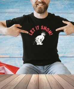 Let it snow Snowman Christmas T-shirt