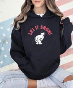 Let it snow Snowman Christmas T-shirt