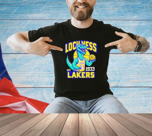 Lochness Lakers est 1933 Los Angeles Lakers shirt