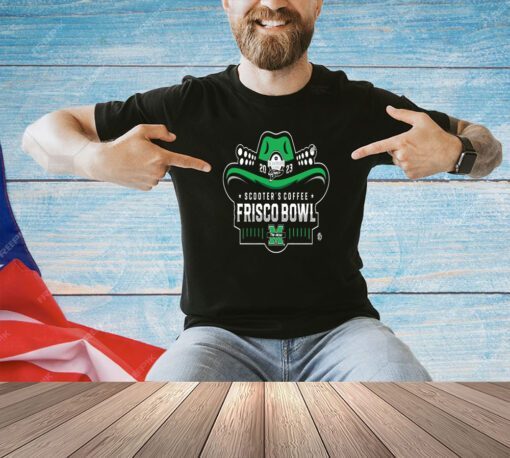 Marshall Thundering Herd 2023 Scooter’s Coffee Frisco Bowl shirt