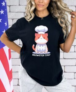 Meowster chef shirt