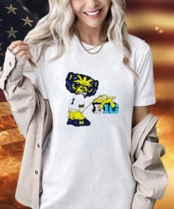 Michigan Wolverines football pee on big 10 mascot shirt