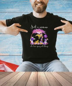Mickey Mouse and friends Minnesota Vikings just a woman who loves spring and Vikings T-shirt