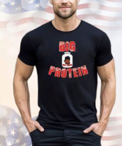 Mikey Banker wrestling big protein shirt