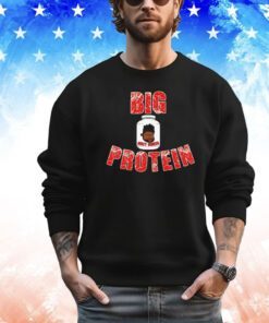 Mikey Banker wrestling big protein shirt