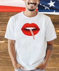 Mixoloshe lips logo T-shirt