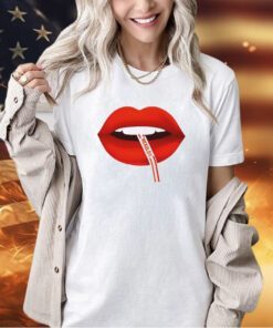 Mixoloshe lips logo T-shirt