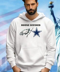 NFL House Divided Philadelphia Eagles and Dallas Cowboys logo shirt
