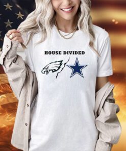 NFL House Divided Philadelphia Eagles and Dallas Cowboys logo shirt