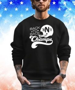 Nebraska Cornhuskers football back to back champs 1970 and 1971 shirt