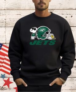 New York Jets Snoopy And Woodstock T-shirt