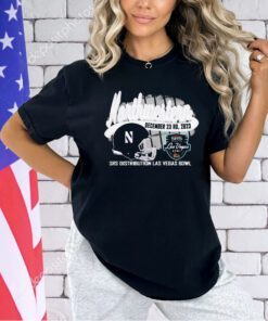 Northwestern Wildcats 2023 Football Srs Distribution Las Vegas Bowl Bound T-shirt